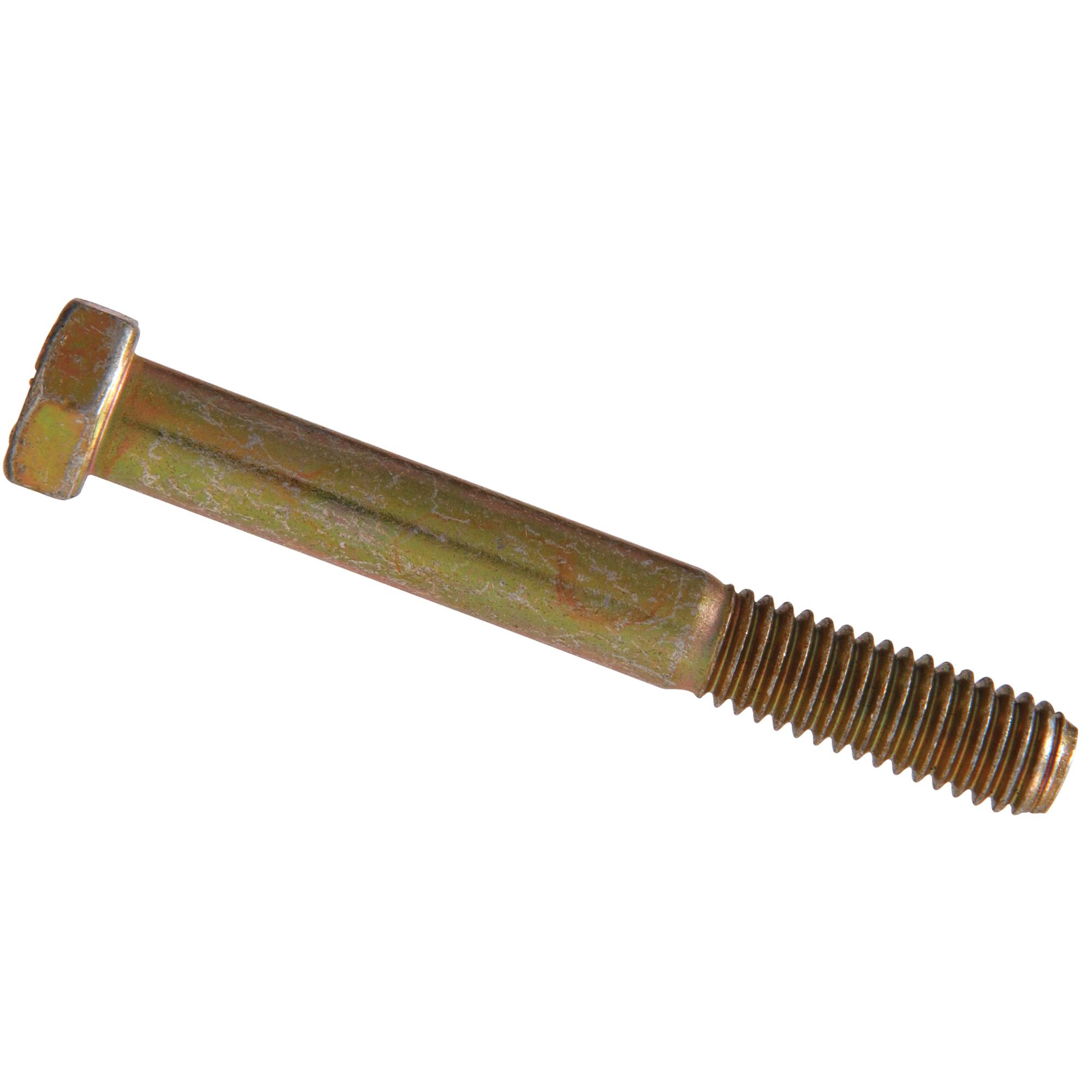 3/8-16 x 3-1/2" Grade 8 Zinc Plated Hex Cap Screw-1/Pack