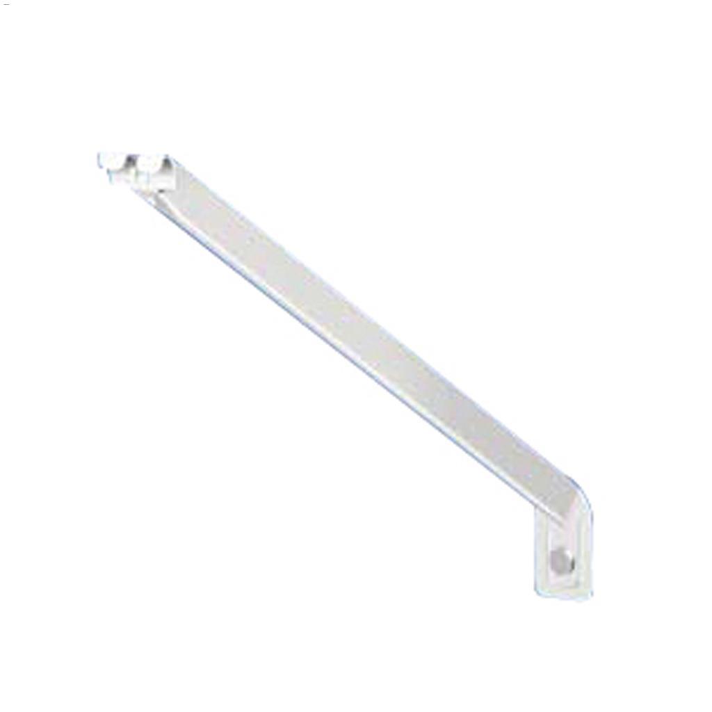 12" Fixed Mount Support Bracket White-2/Pack