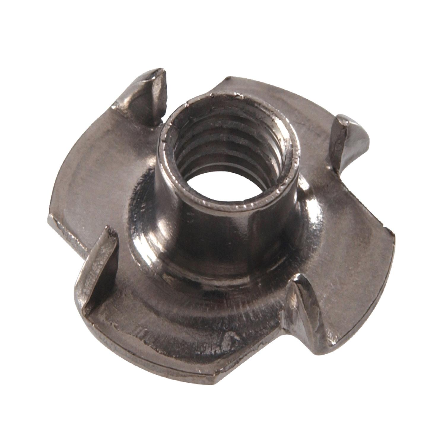 3/8-16 x 7/16" x 1" Stainless Steel Prong Tee Nut