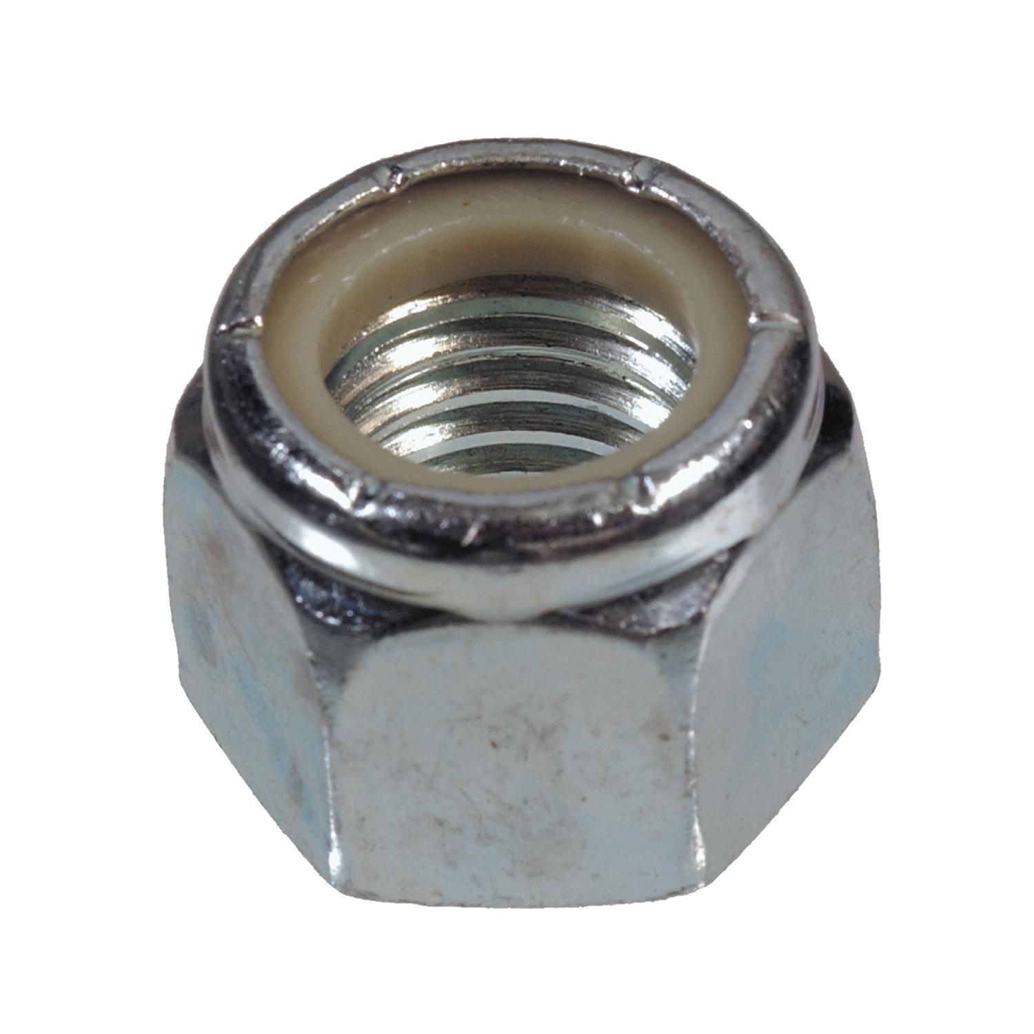 M3 x 0.5 Zinc Plated Stop Lock Nut