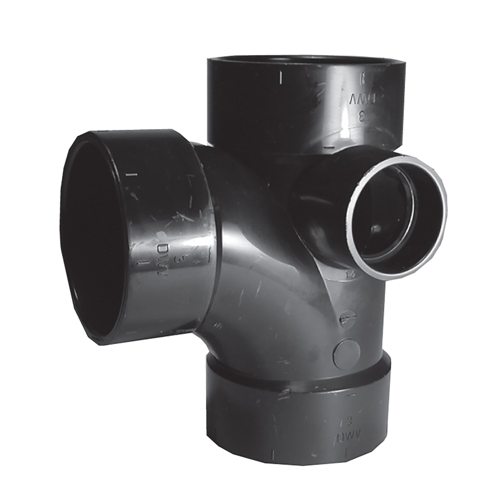 3" x 3" x 3" x 1-1/2" ABS Sanitary Pipe Tee RSI