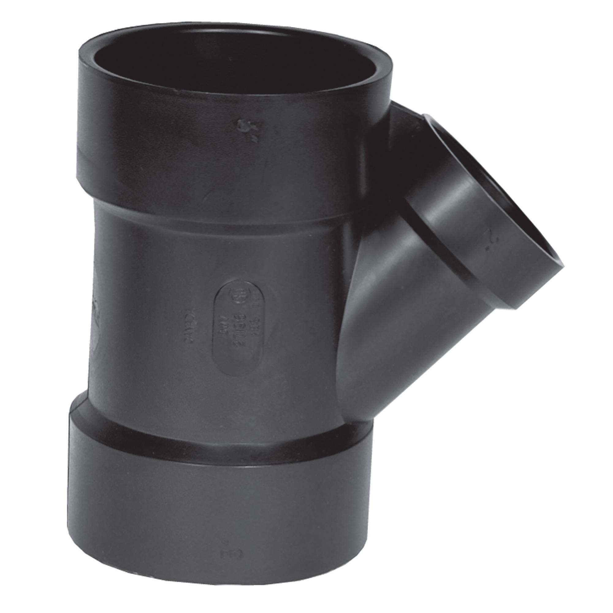 3" x 3" x 2" ABS 45 deg Wye