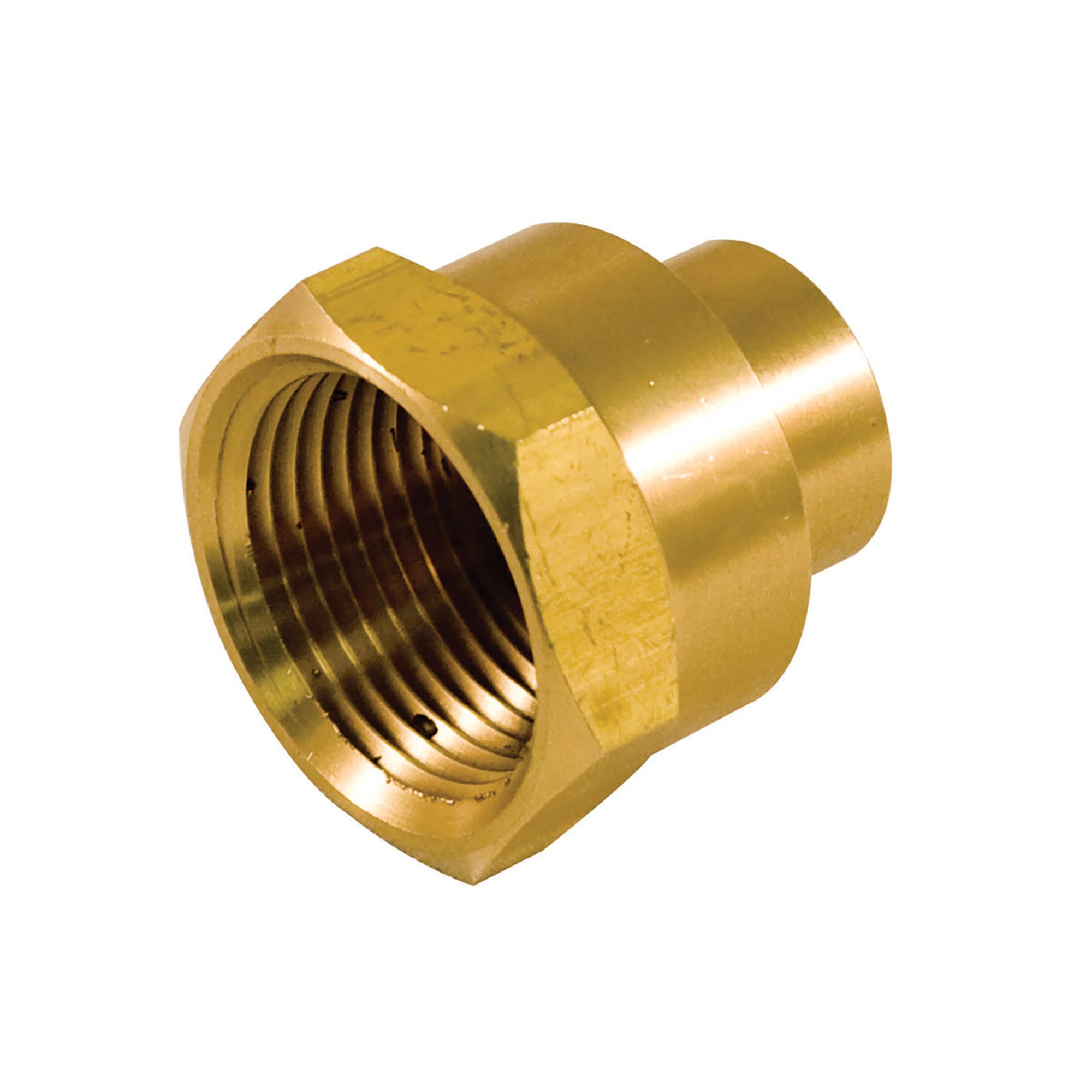 3/4" x 1/2" No Lead Bar Stock Adapter Sweat x FIP