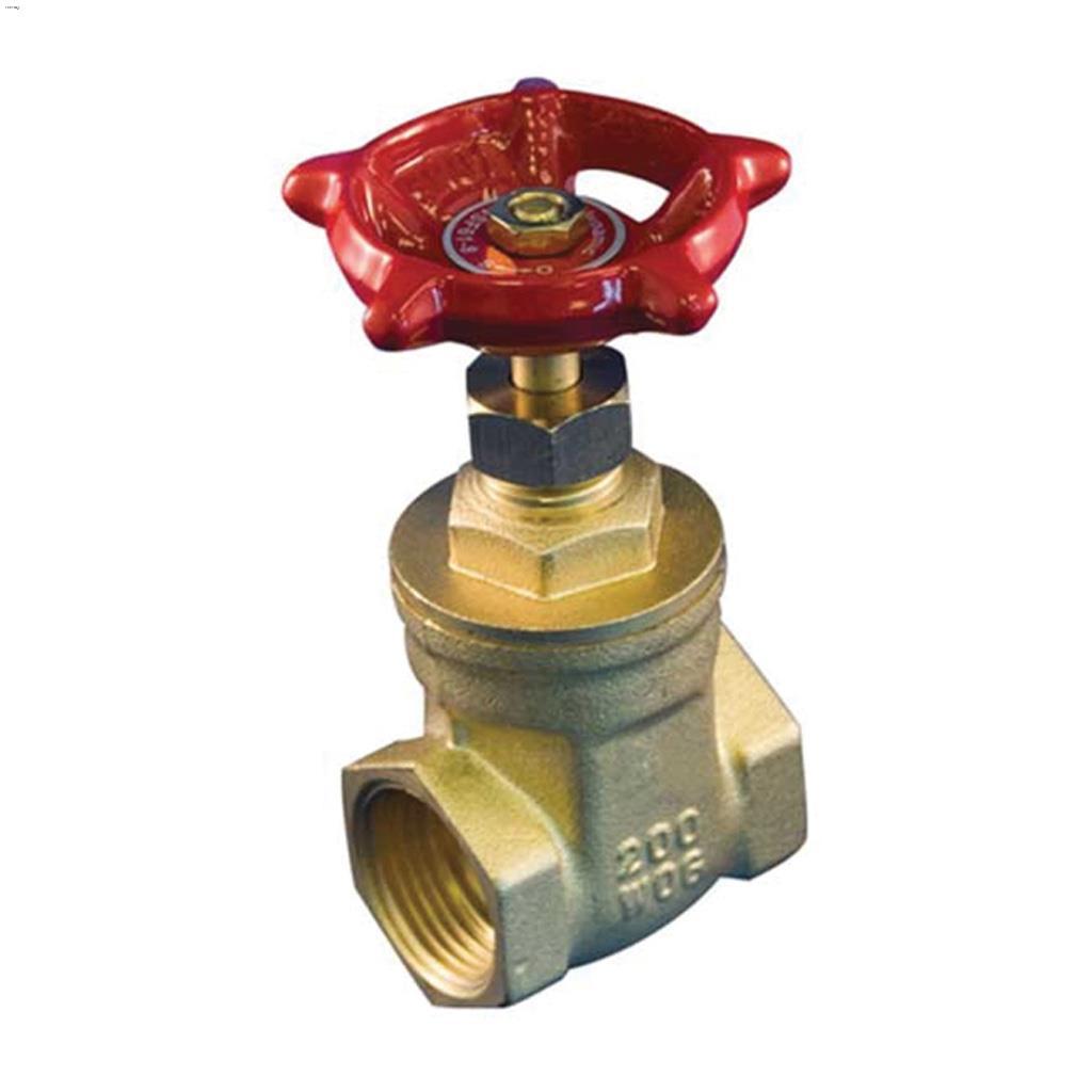 3/4" 200 PSI Threaded Lead Free Brass Gate Valve