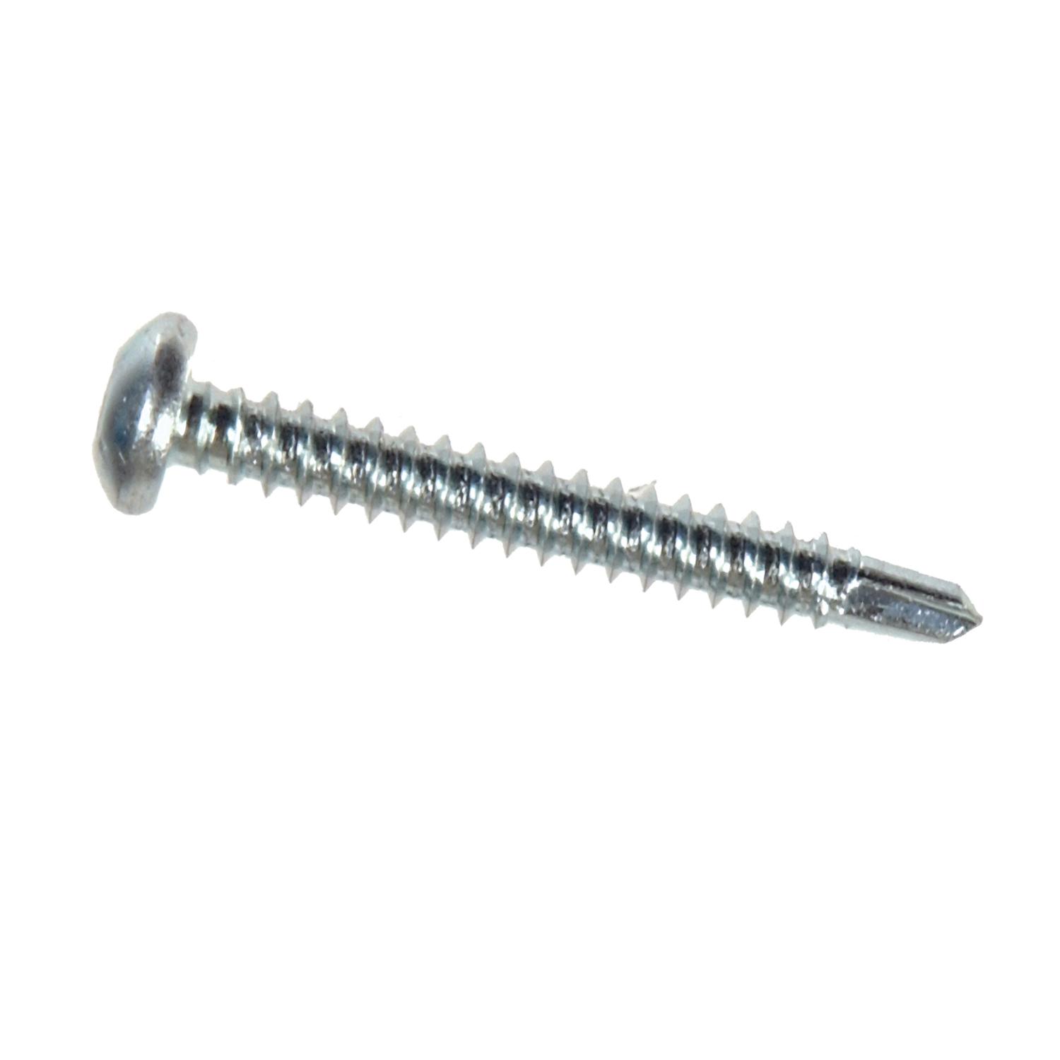 #8 x 1" Zinc Pan Head Sheet Metal Screw-6/Pack