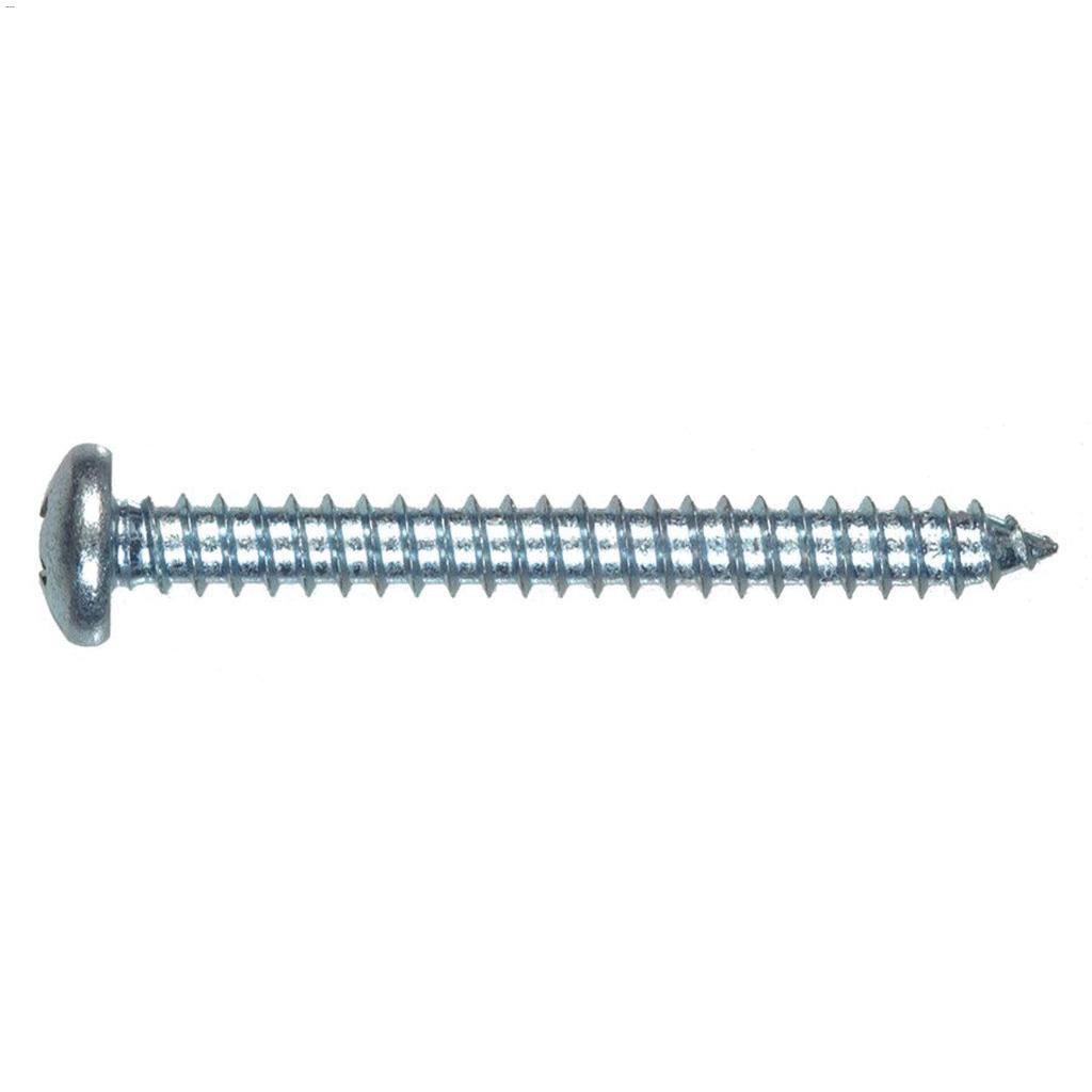 #4 x 1/2" Zinc Pan Head Sheet Metal Screw-100/Pack