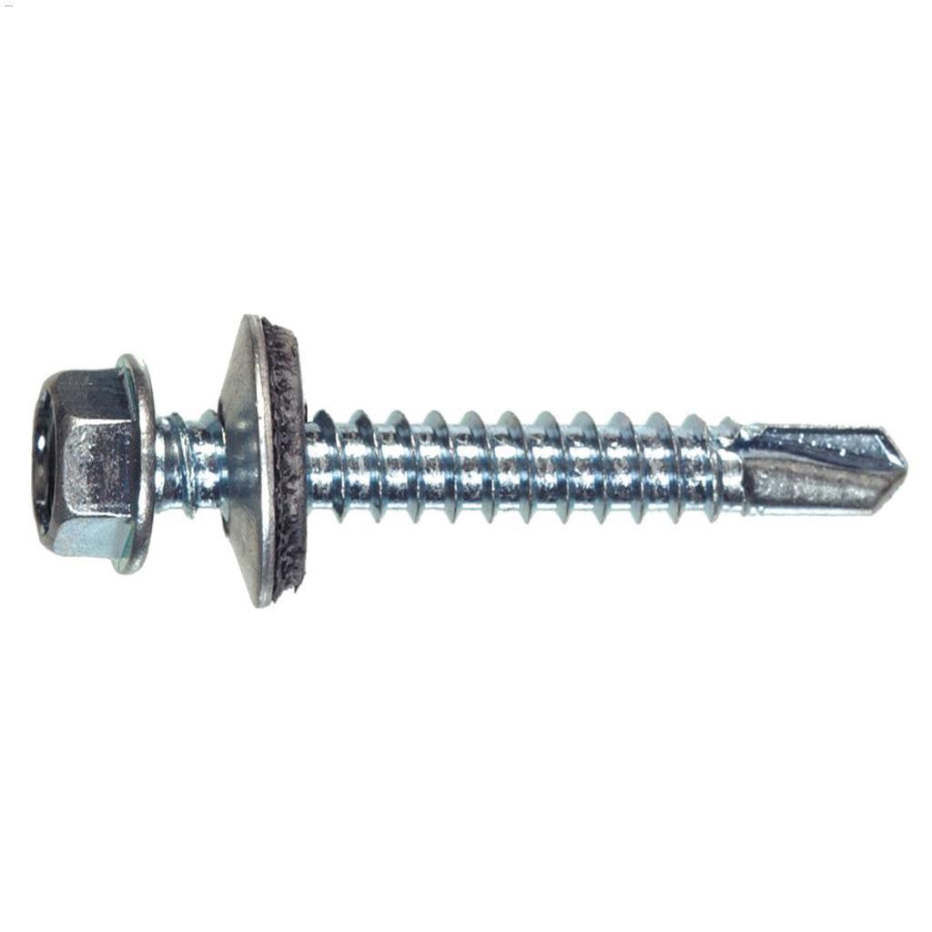 #8 x 5/8" Zinc HWH Sheet Metal Screw-100/Pack