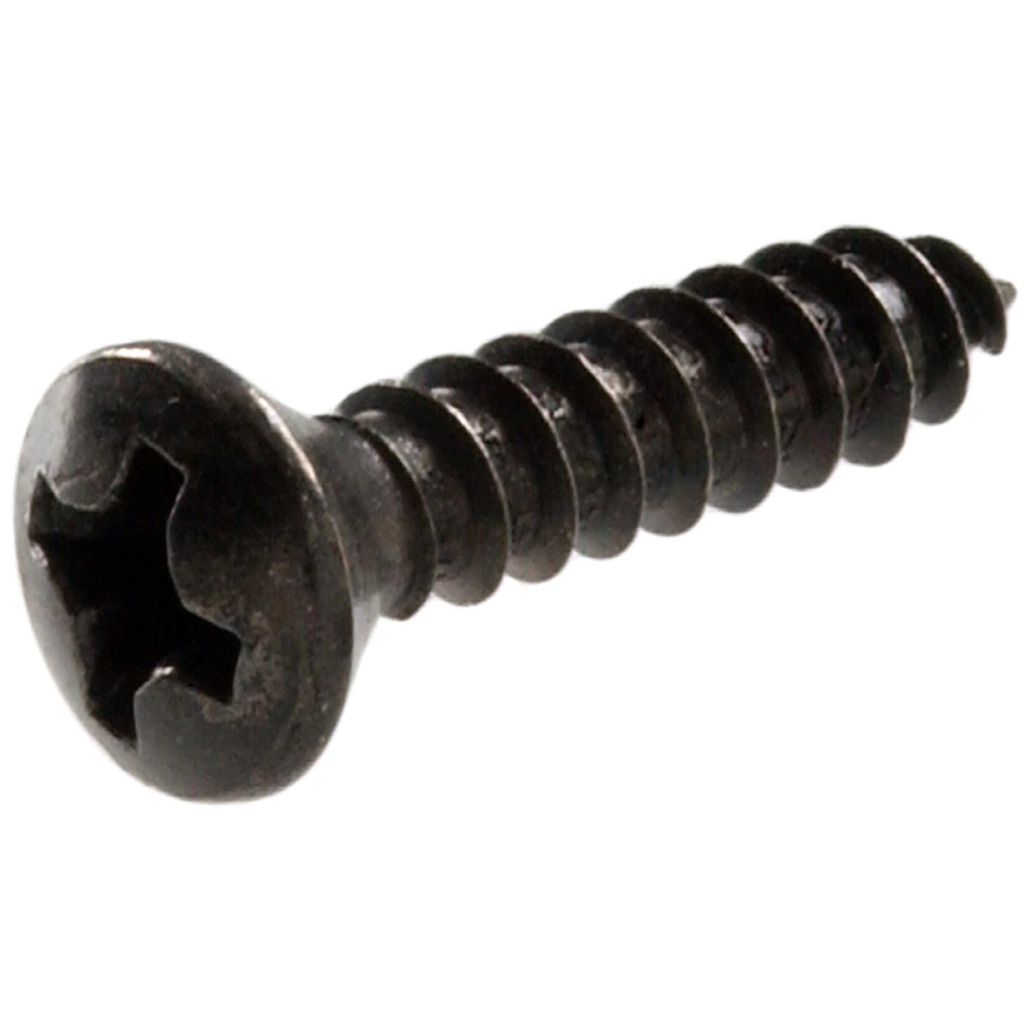 #6 x 5/8" Black Chromate OH Decorative Metal Screw