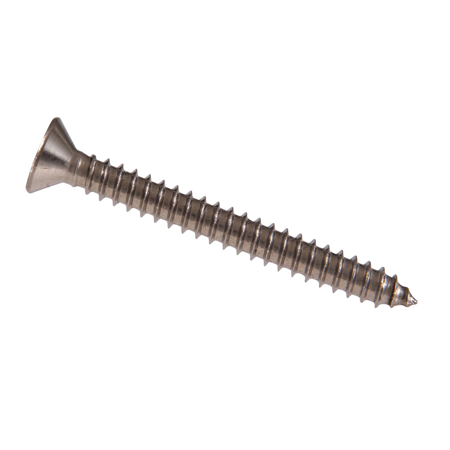 #10 x 1" Flat Head Sheet Metal Screw