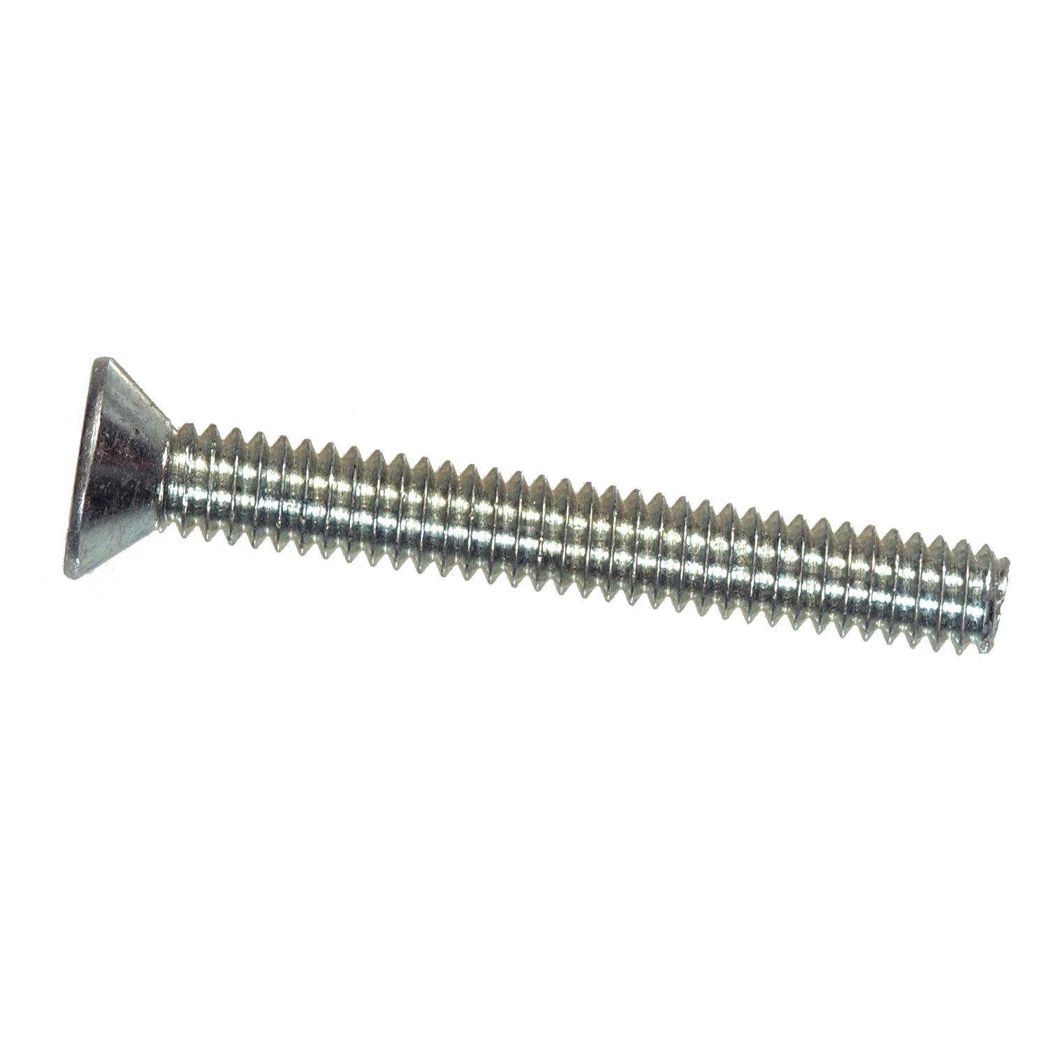 M4 x 0.7 x 6 mm Zinc Flat Head Machine Screw