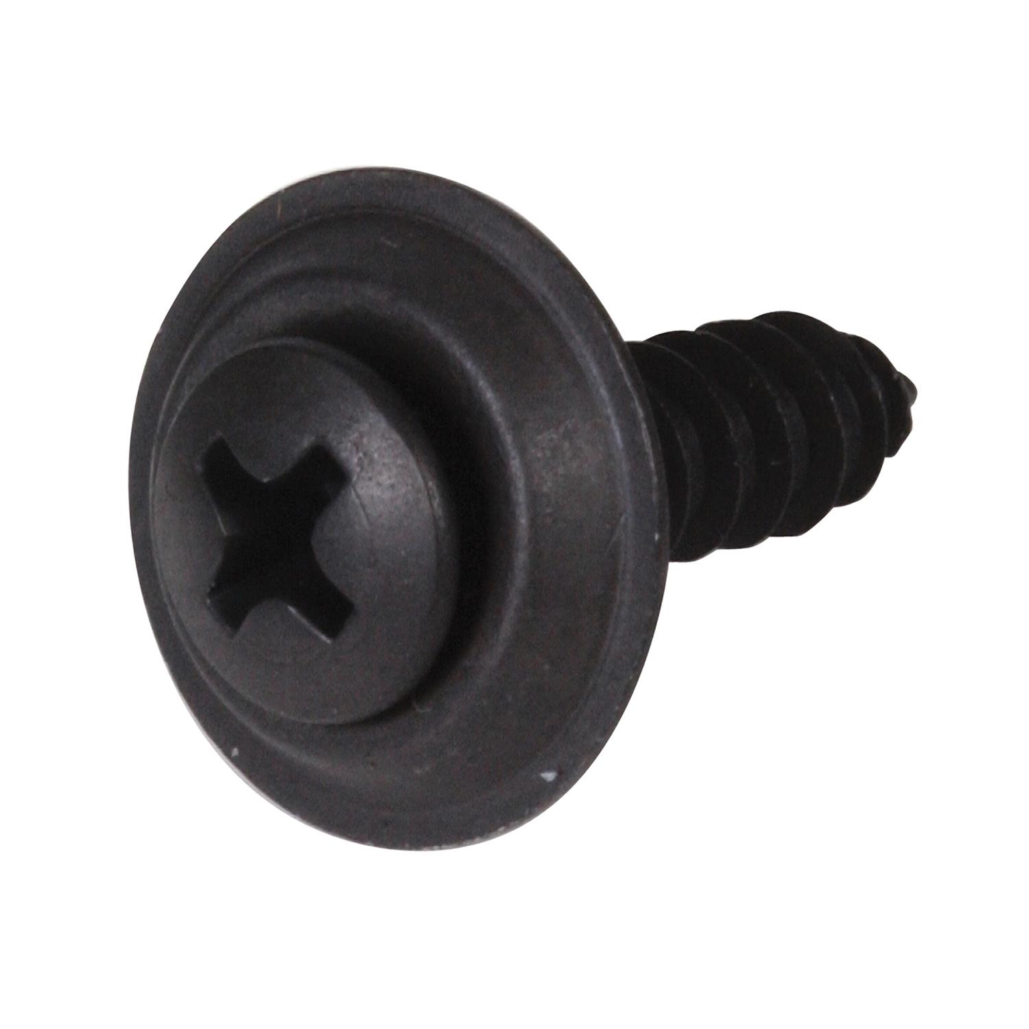 #10 x 5/8" Black Oval Head Wood Screw-2/Pack