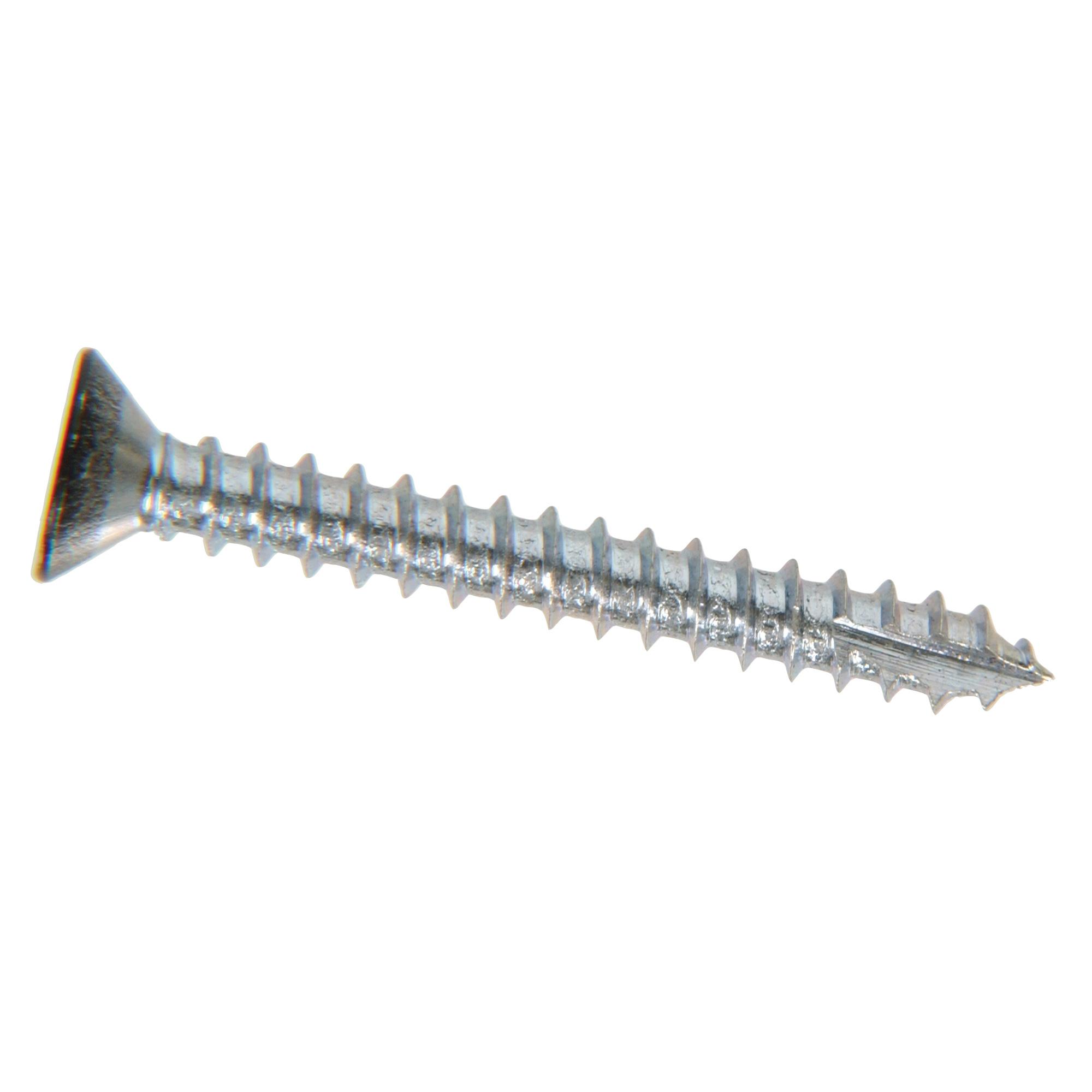 #9 x 2" Black Flat Head Hinge Screw-6/Pack