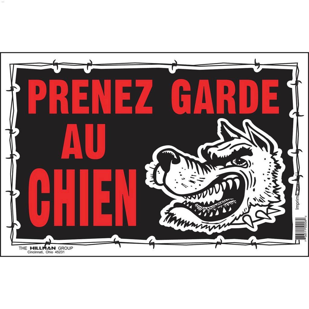 Écriteau Attention au chien