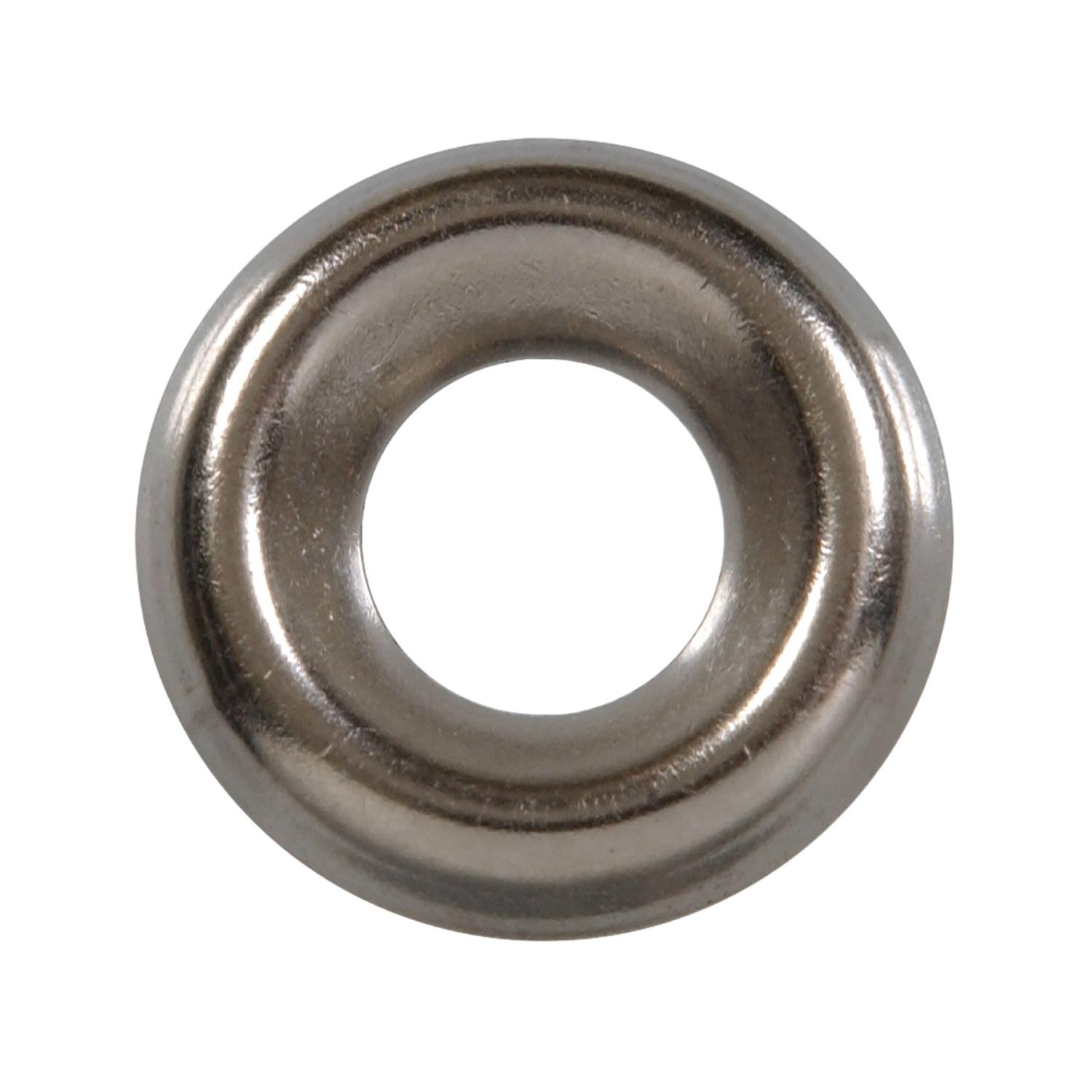 #10 Brass Nickel Plated Countersunk Finish Washer