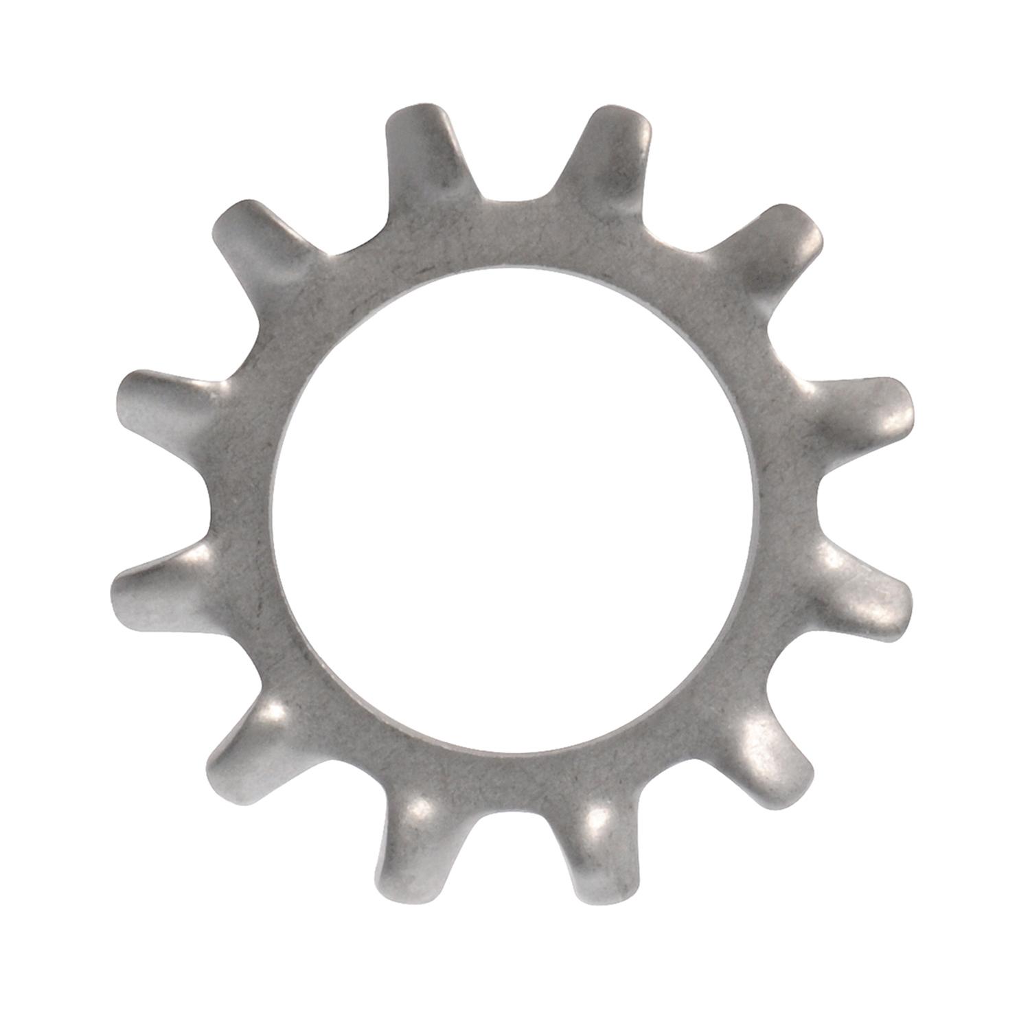 #6 Zinc Plated Steel External Tooth Lock Washer