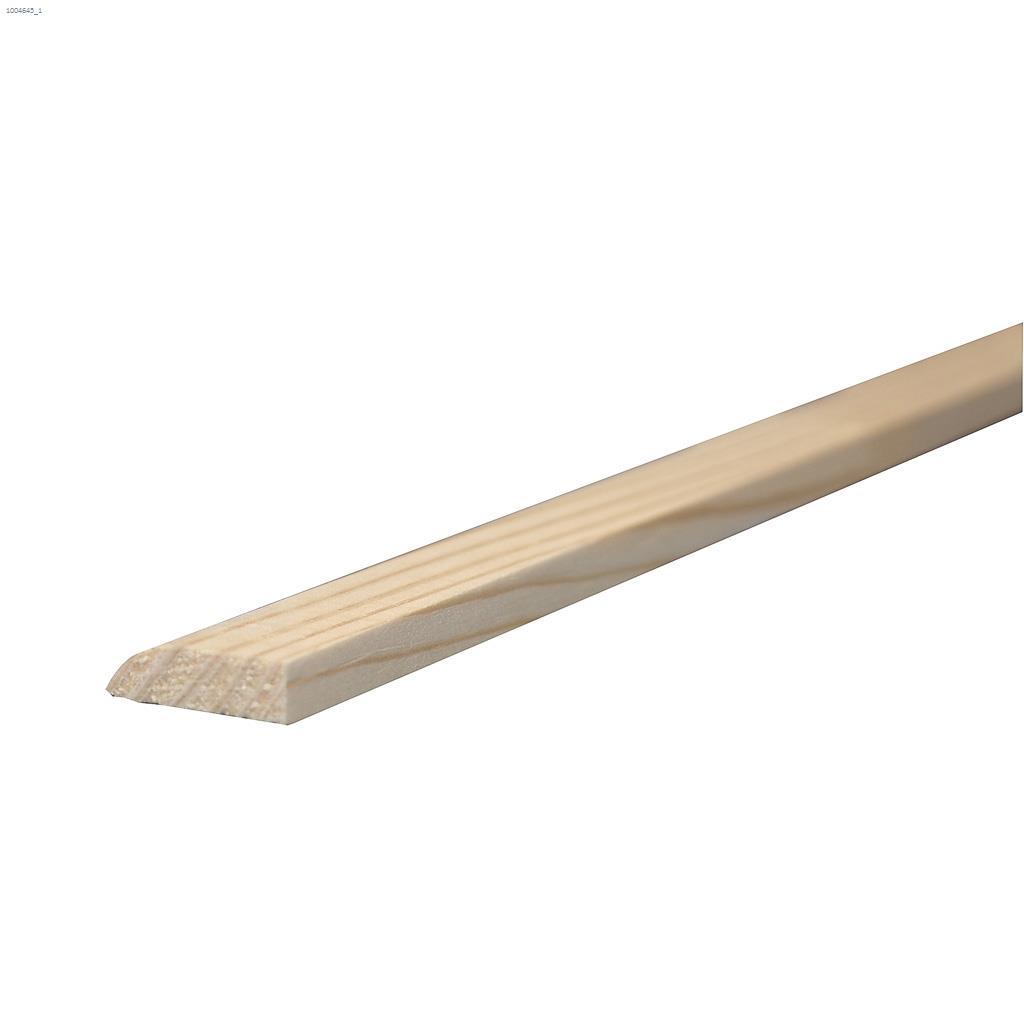 1-1/16" x 5/16" x 7' Arrêt de porte en pin
