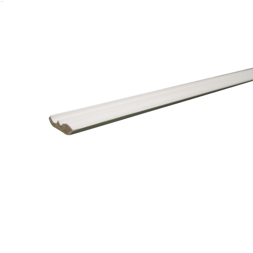 1-5/8" x 7/16" x 16' Primed Pine Crown Moulding