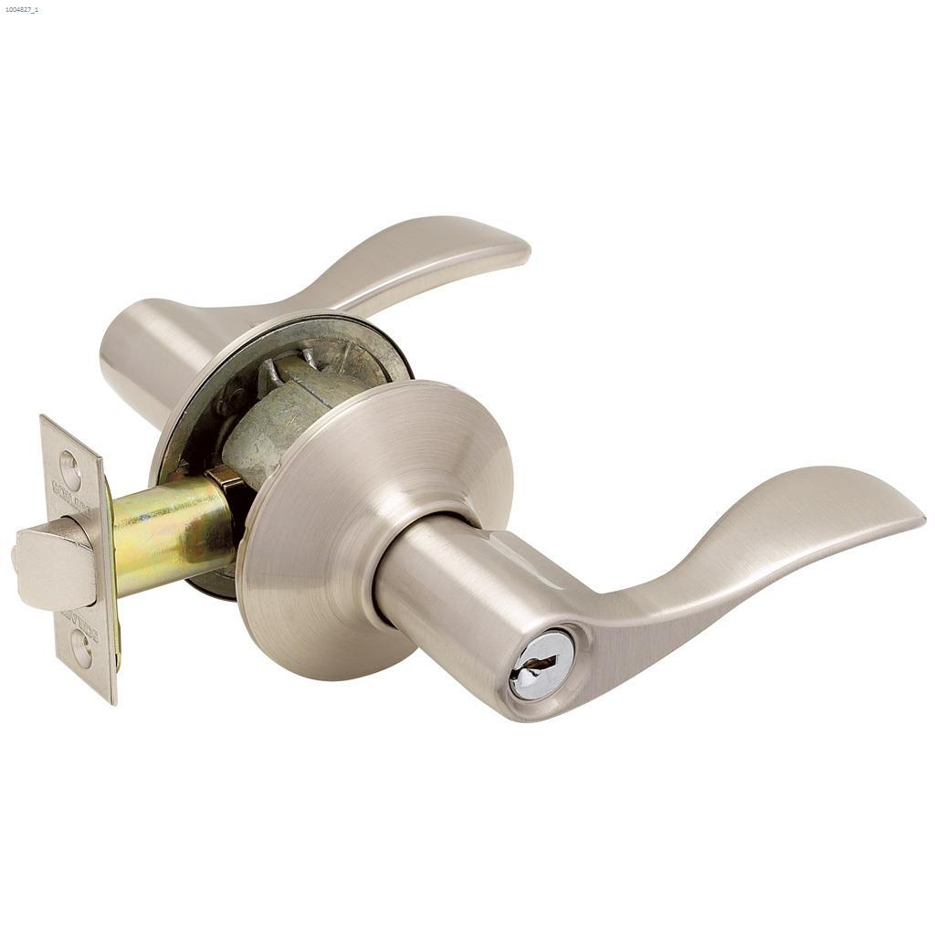 Accent Entry Lever Satin Nickel