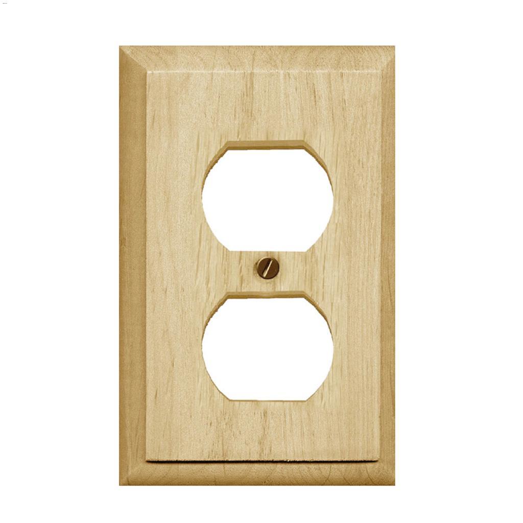 Plaque murale double en bois