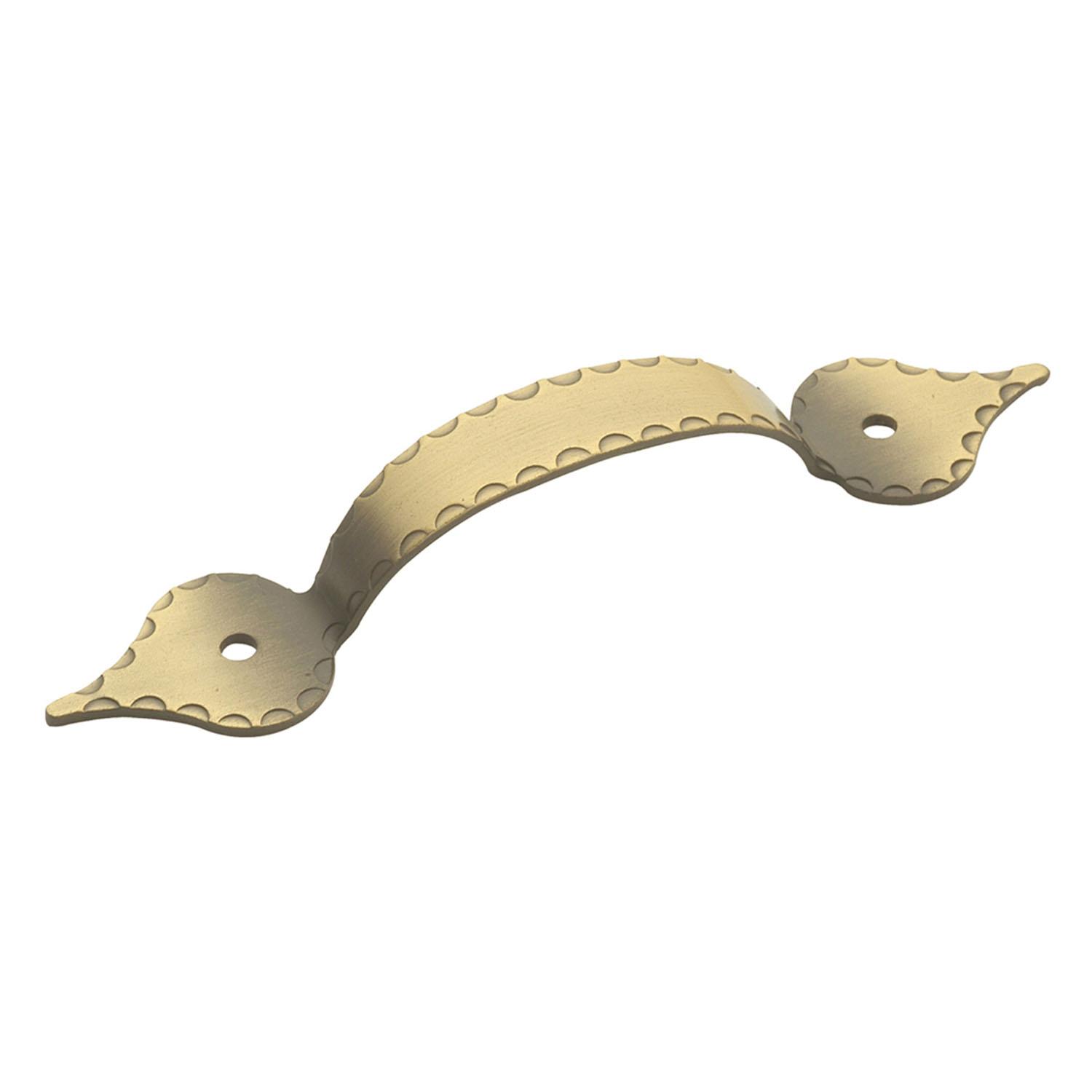 3-1/4" Antique Brass Cavalier Door Pull/Handle