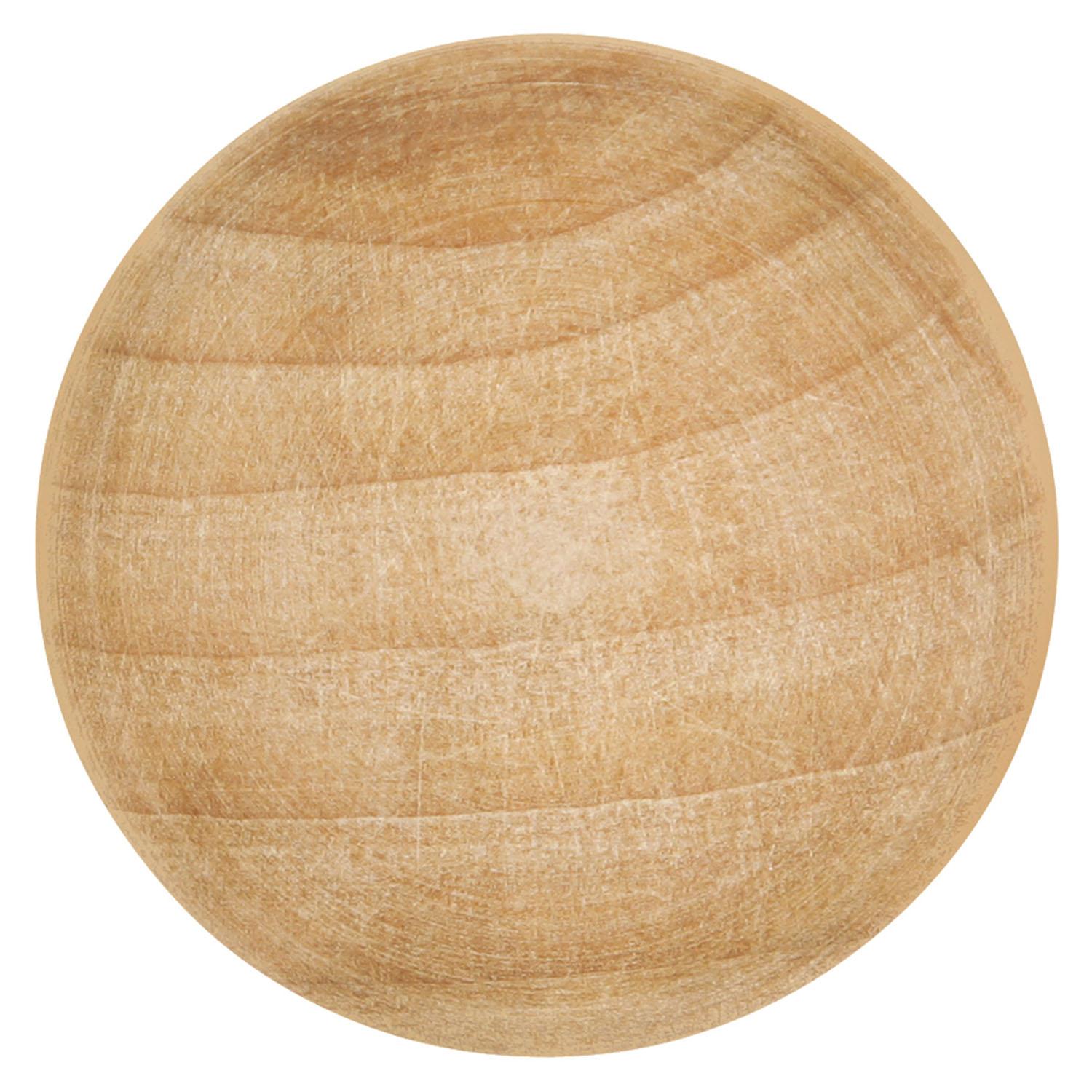 1-1/2" Unfinished Wood Natural Woodcraft Door Knob-2/Pack