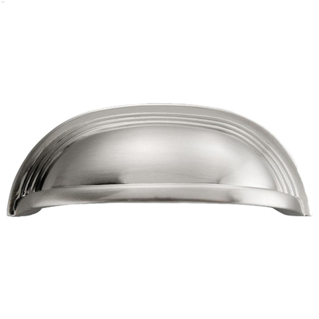 3.78" Satin Nickel Deco Door Pull