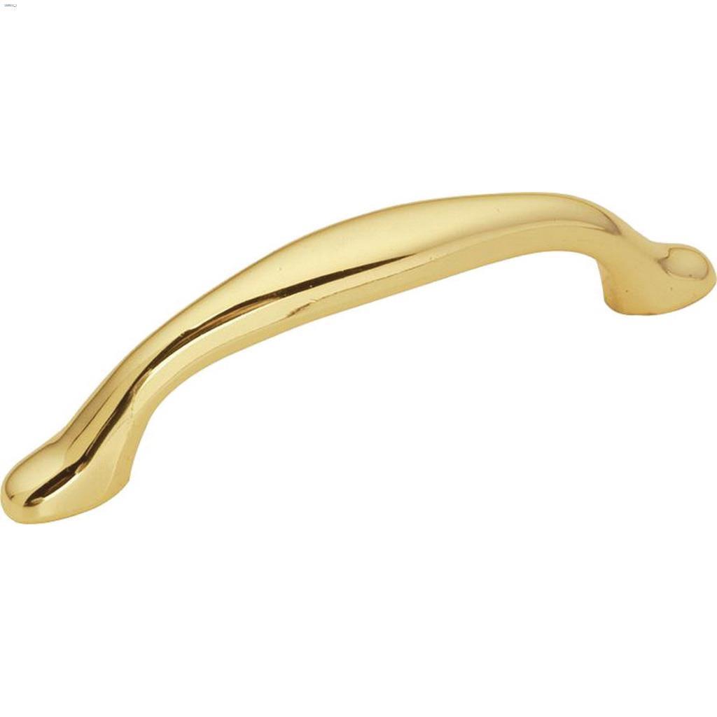 3" Ultra Brass Eclipse Cabinet Pull
