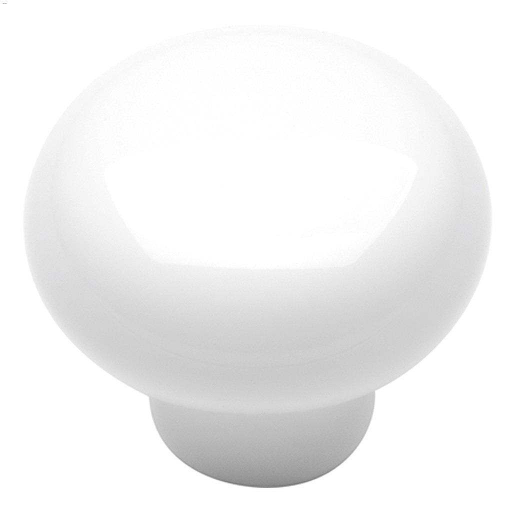 1-3/8" White English Cozy Door Knob