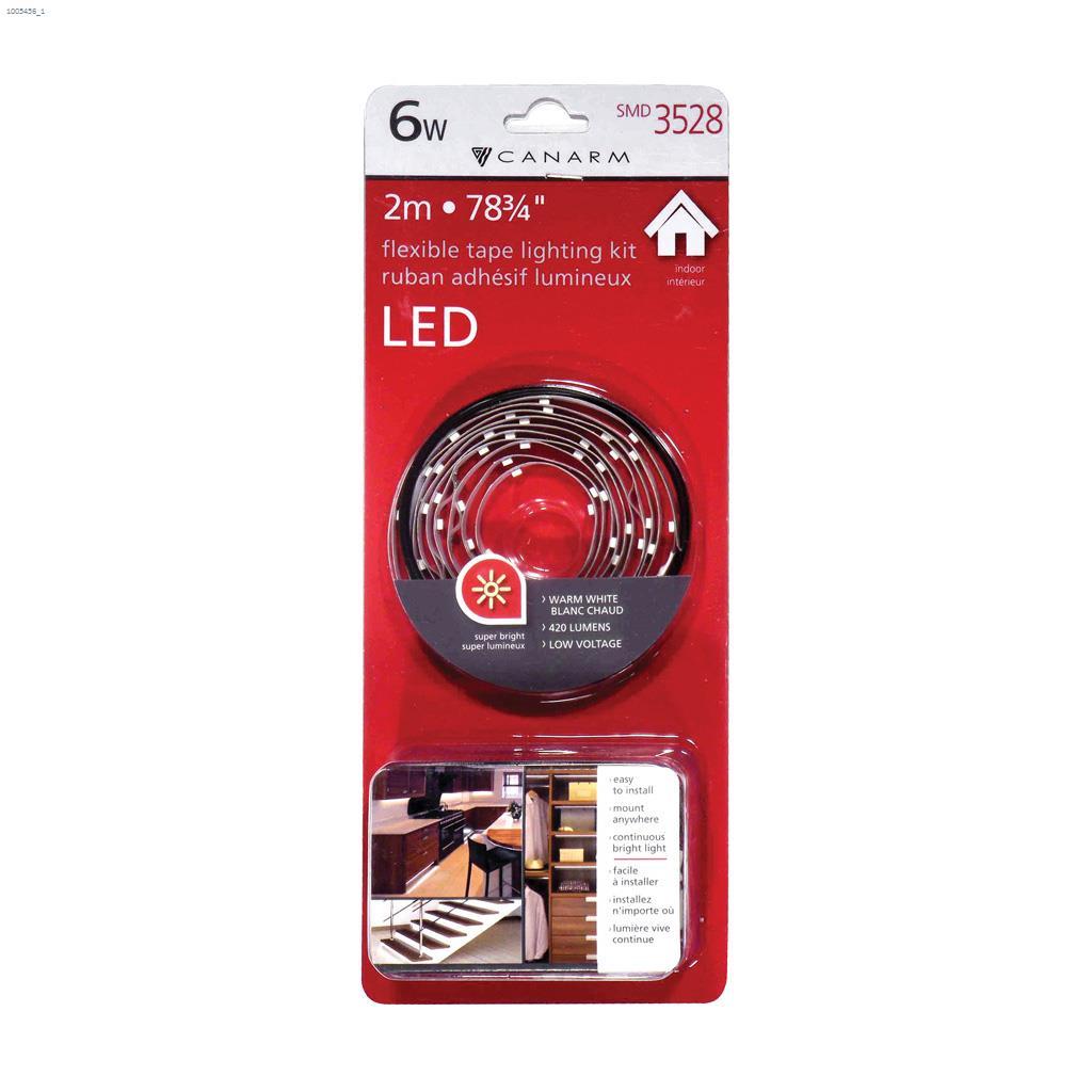 6.5' LED White Tape Kit