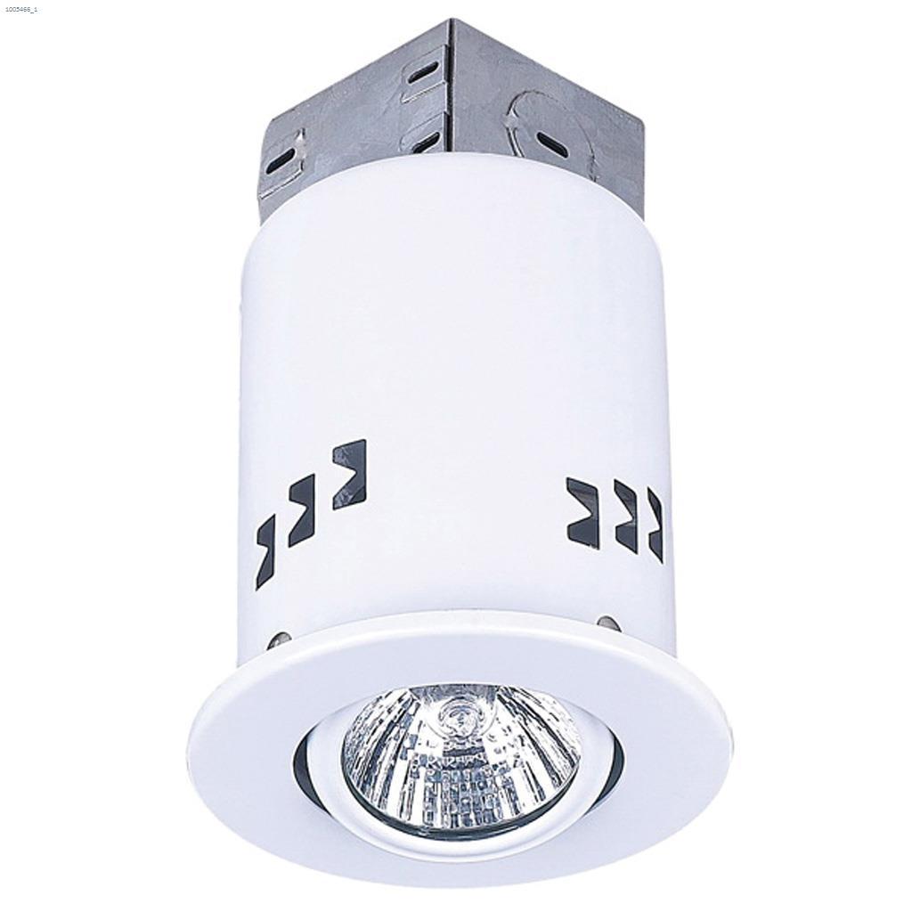 1 Lumière gu10 50 watt blanc 3" éclairage halogène encastré