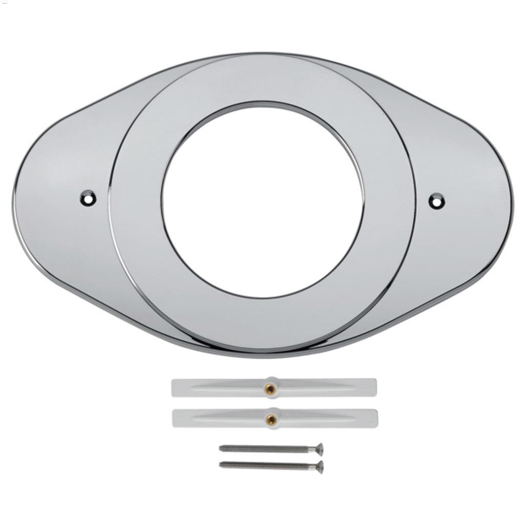 13" x 8-1/8" Chrome Shower Renovation Cover Plate