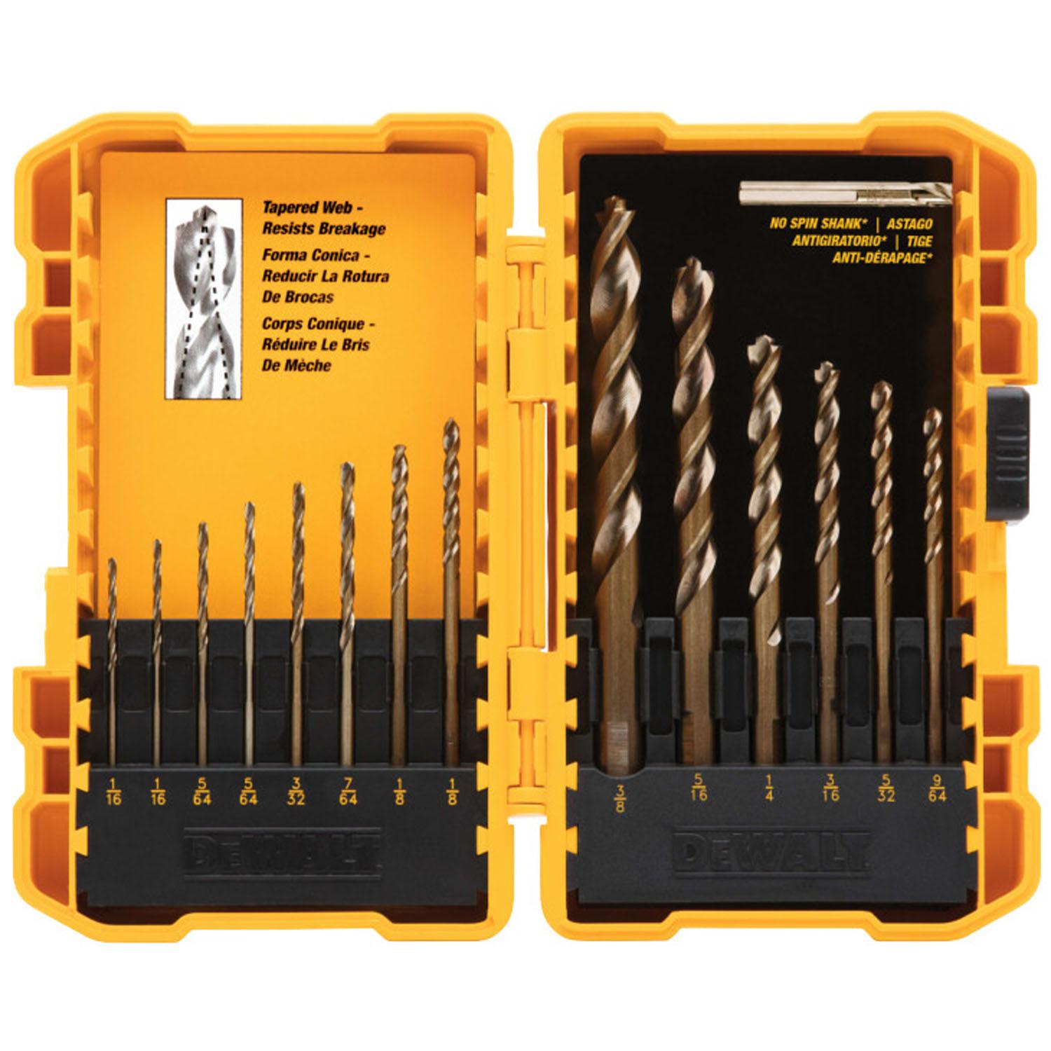 Pilot Point Gold Ferrous 14 Piece Drill Bit Set