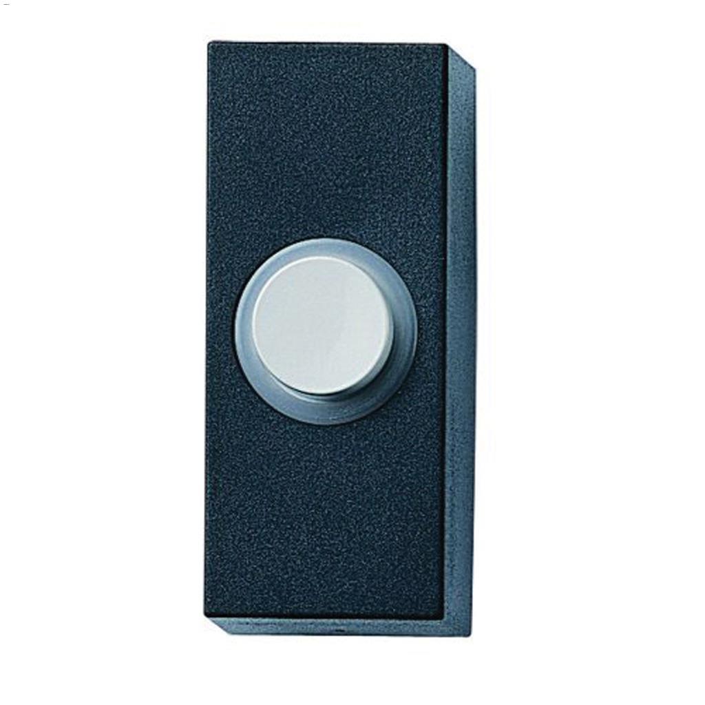 UV Resistant Plastic Black Wired Push Button