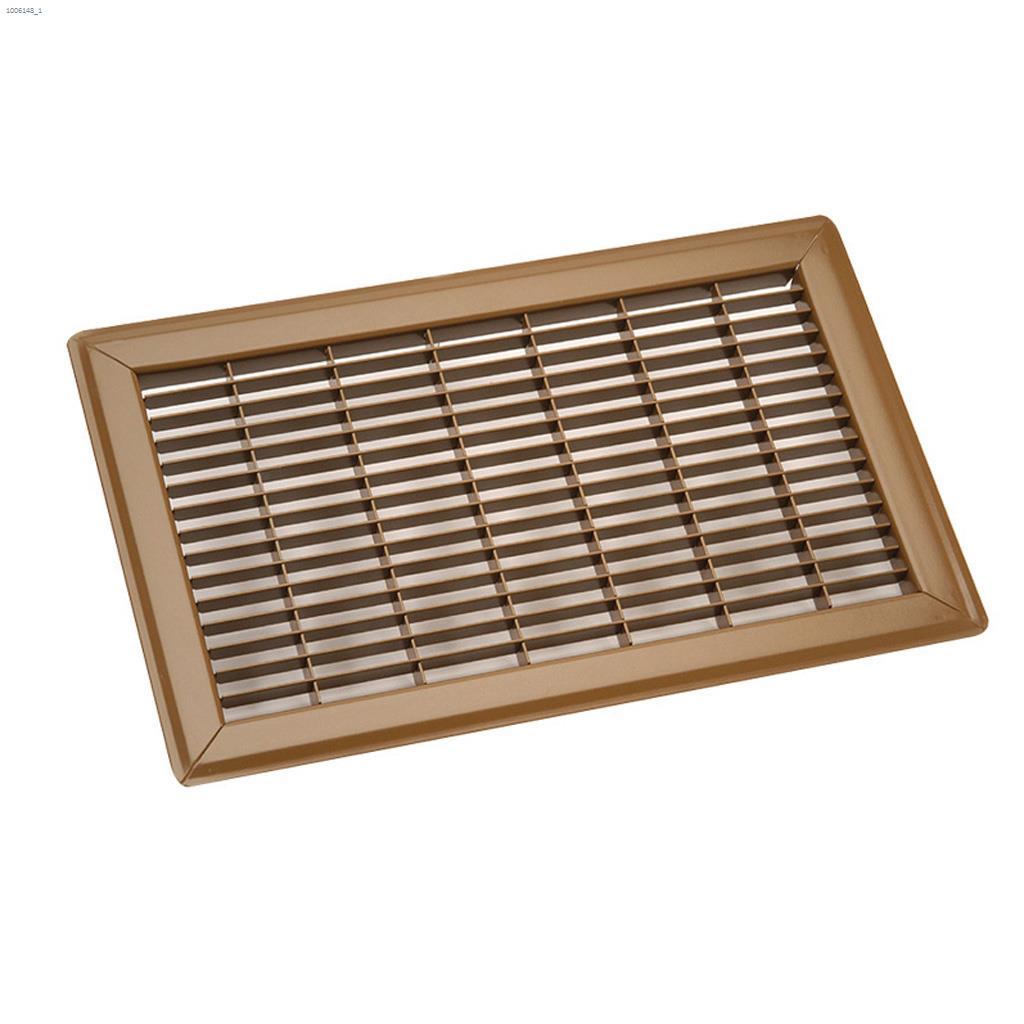 10" x 14" Brown Wicker Design Return Air Floor Grille
