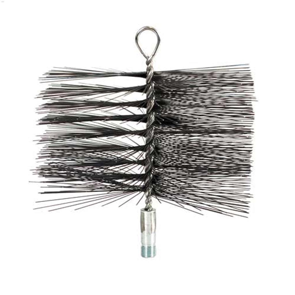 6" x 10" Round Wire Chimney Brush (Rectangular)