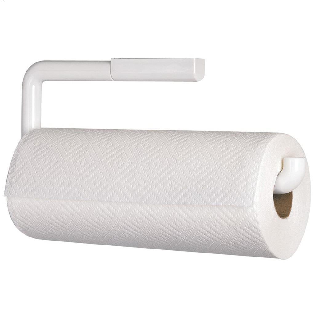 13" x 5" White Basic Paper Towel Holder