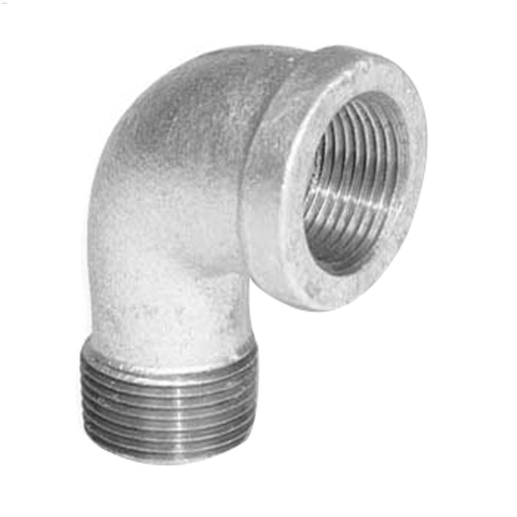 1-1/4" Galvanized Malleable Iron 90 Degree Street Elbow