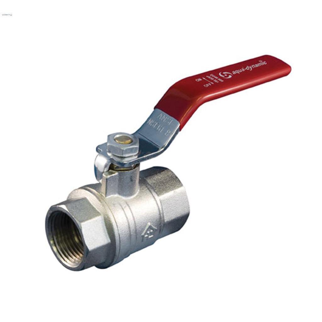 1" Threaded Forged Brass Full Port Ball Valve