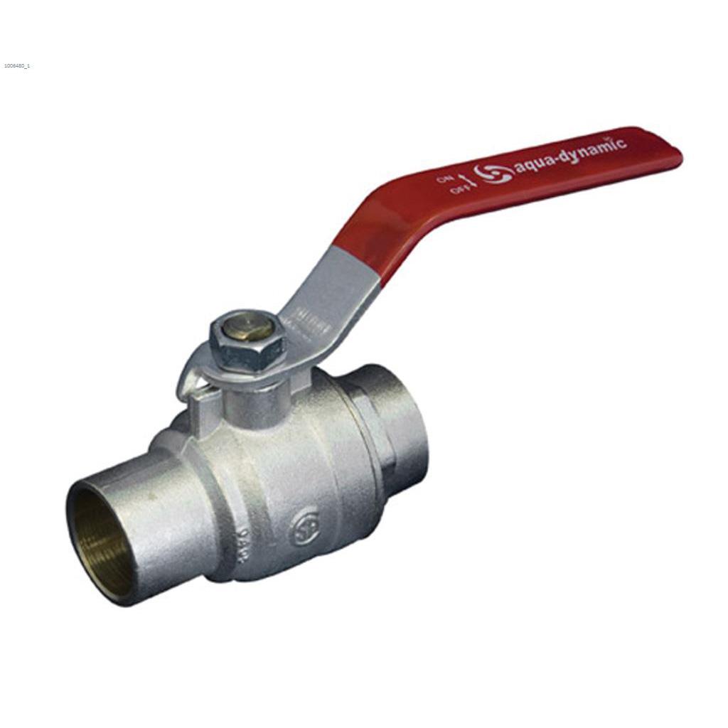 1" Solder PTFE Full Port Ball Valve