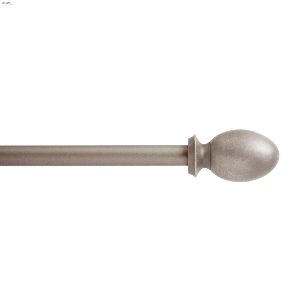 5/8" 28 - 48" Satin Nickel Baldwin Single Cafe Rod