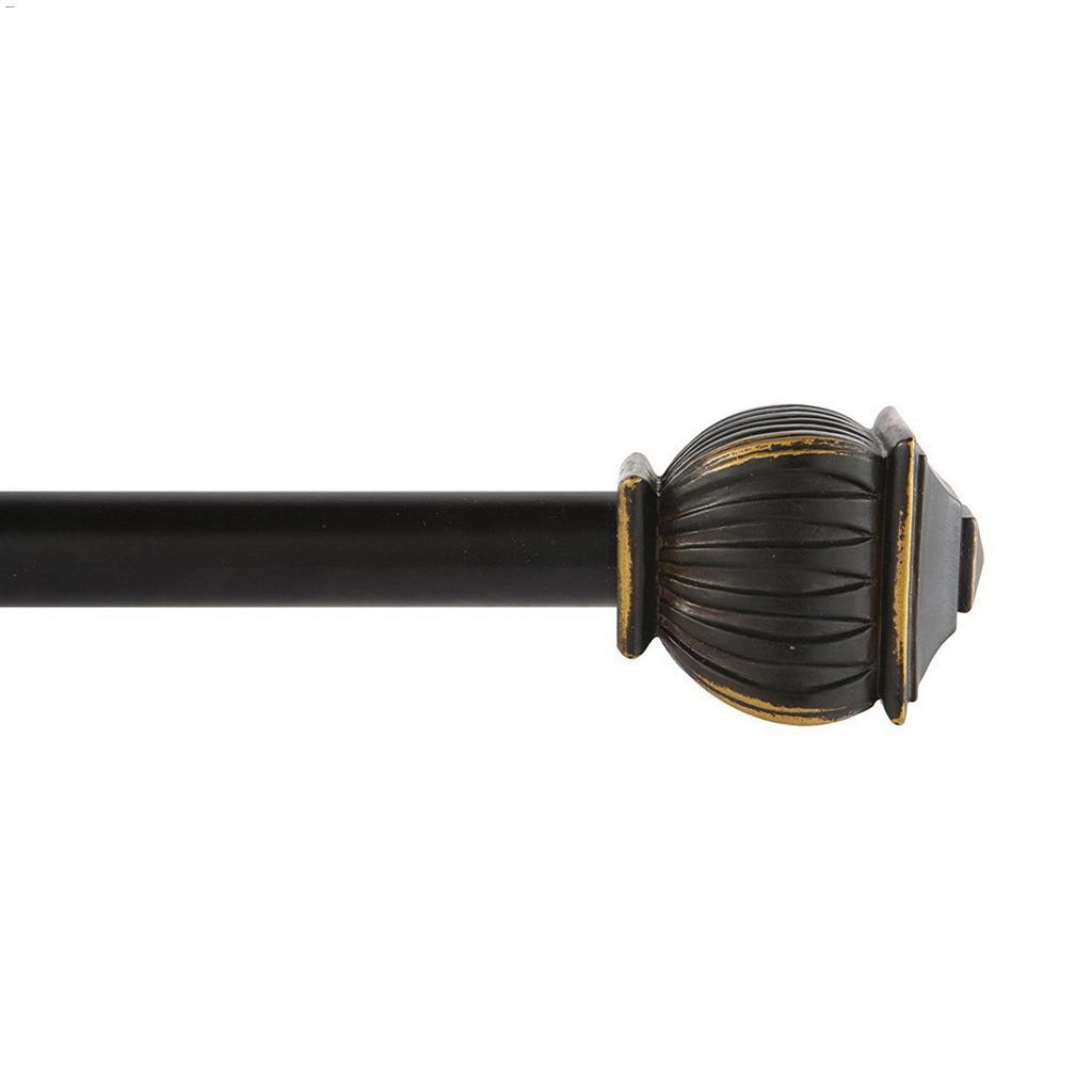 5/8" 48 - 86" ORB Beckett Single Window Curtain Rod