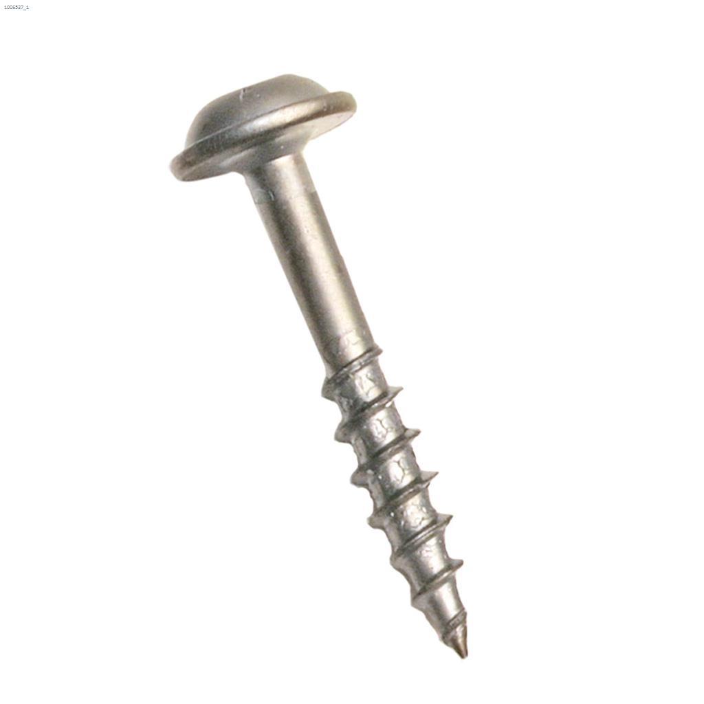 #8 x 1-1/4" Zinc Maxi-Loc Washer Head Pocket Screw-100/Pack