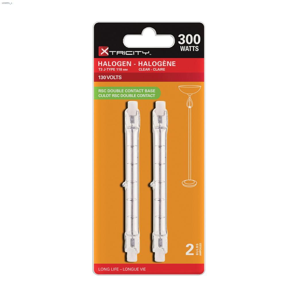 T3 J-Type 300W RSC Halogen Bulb-2/Pack