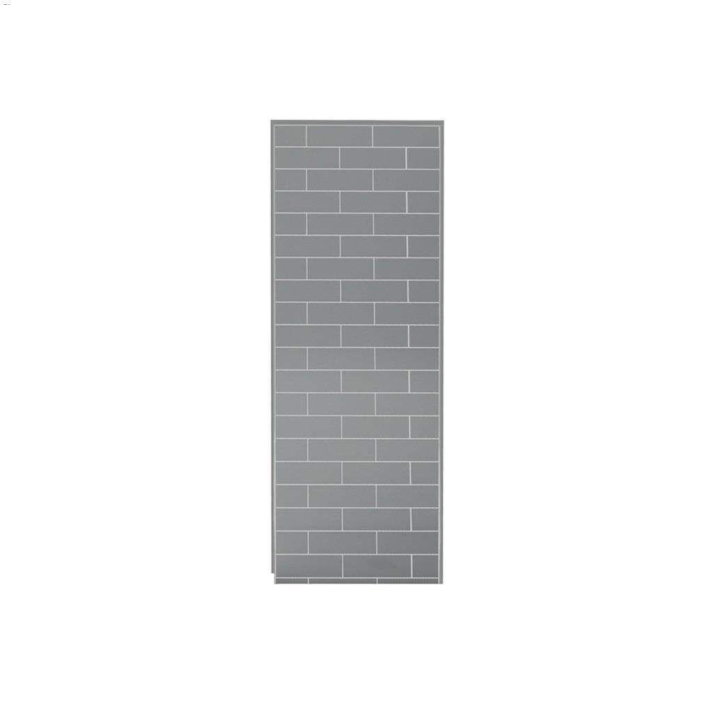 32" x 1-1/8" x 80" Metro Ash Grey Utile Side Wall Panel