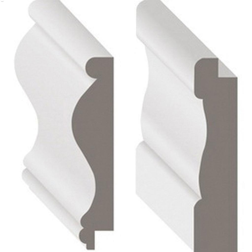2-5/8" x 9/16" x 8' Natural Wainscot Cap & Base
