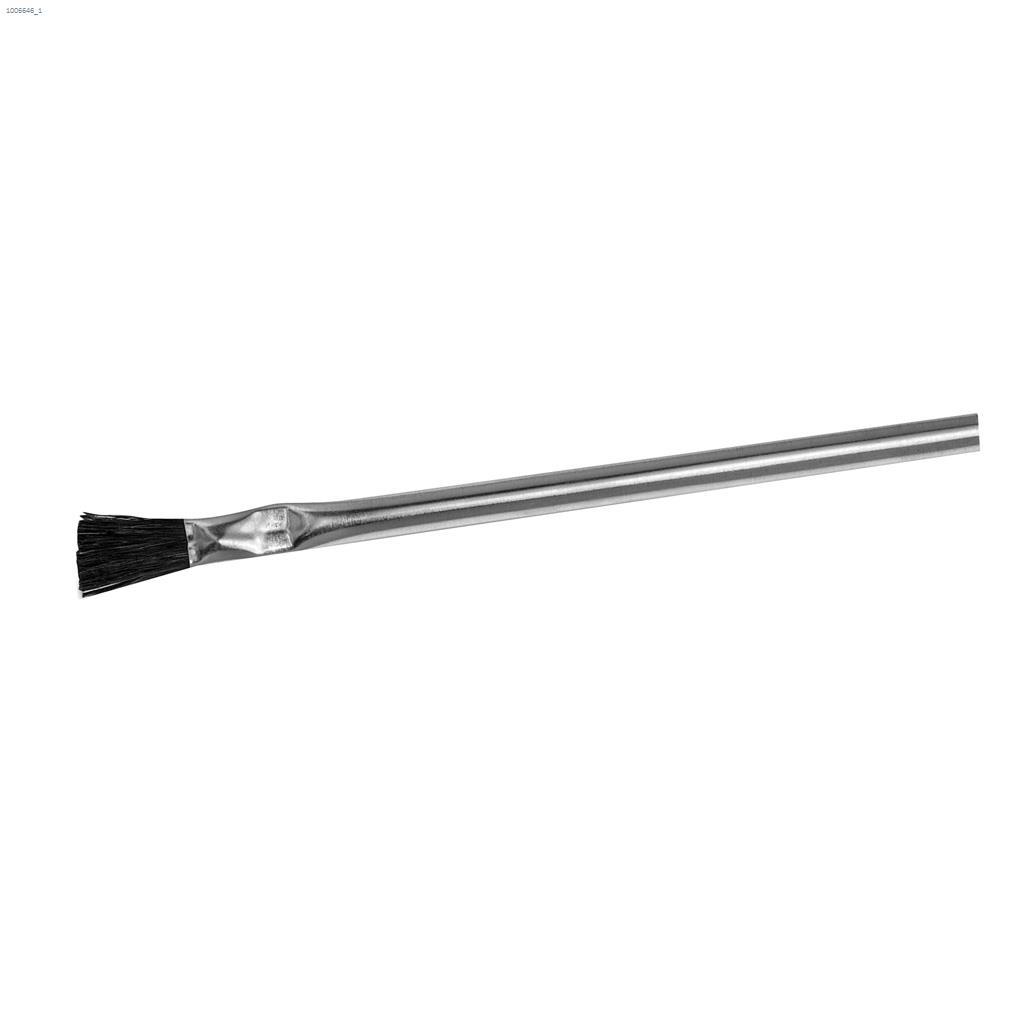 3" x 1/2" Stiff Horse Hair Tield Acid Brush With Barcode