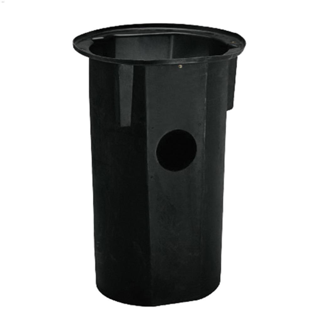 18" x 30" Deep Black Heavy-Duty Composite Sewage Basin