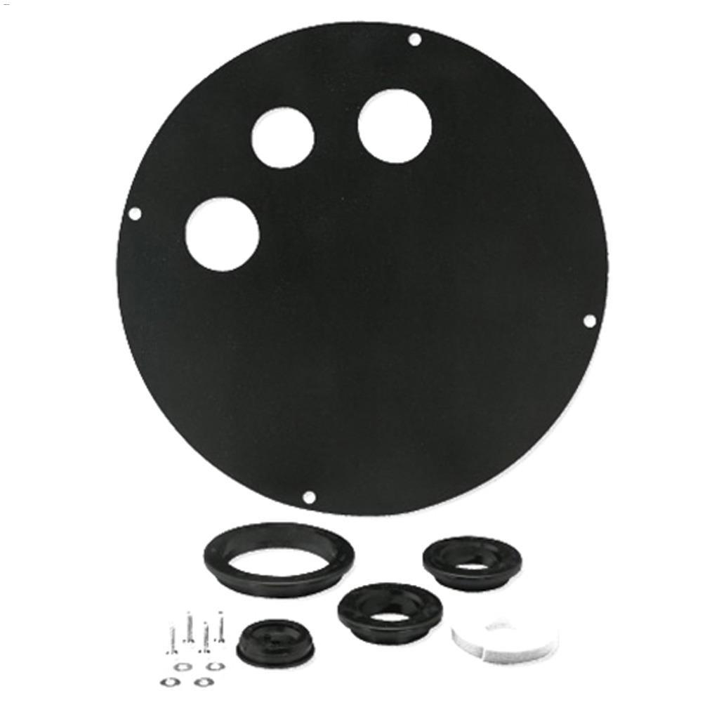 18" Black Heavy-Duty Composite Sewage Basin Lid