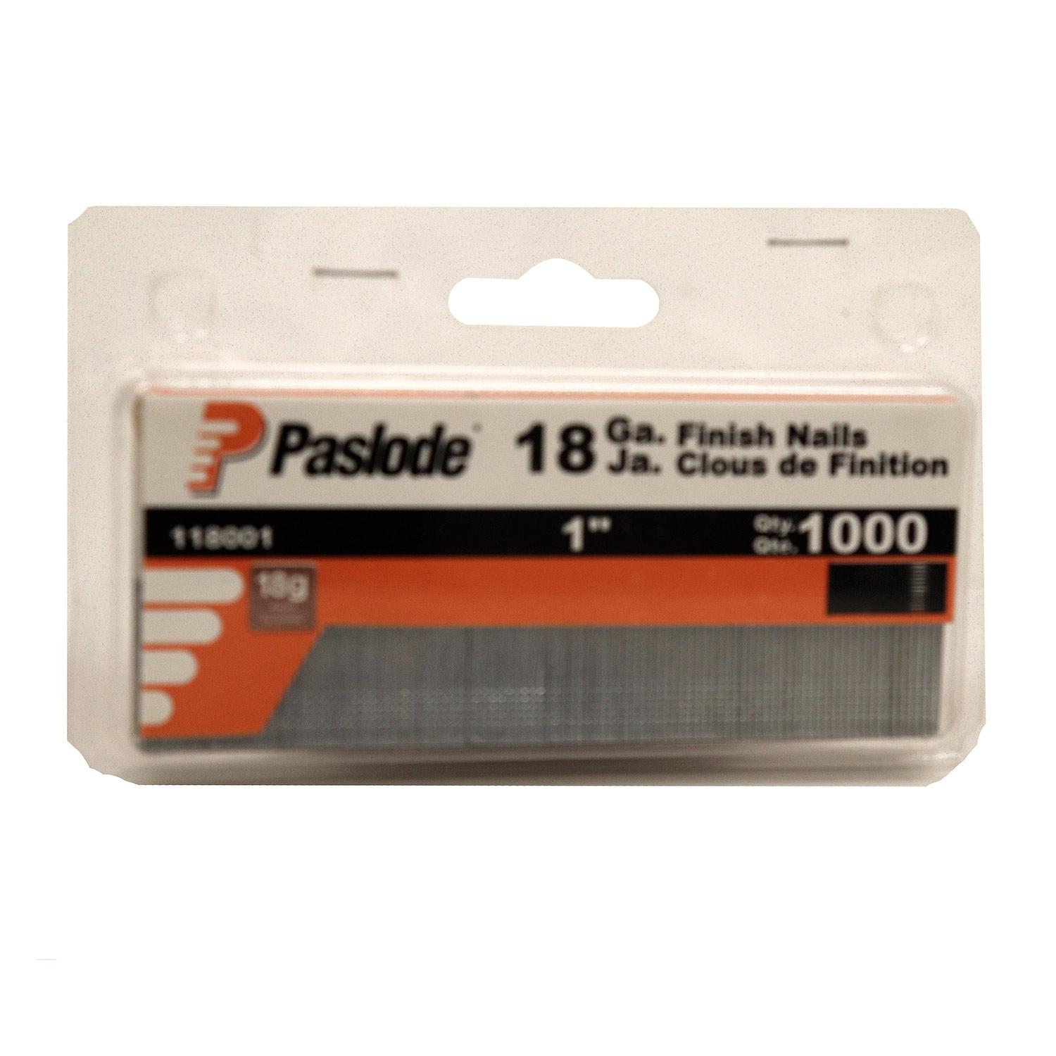 1" 18 Gauge Galvanized Brad Nail-1000/Box