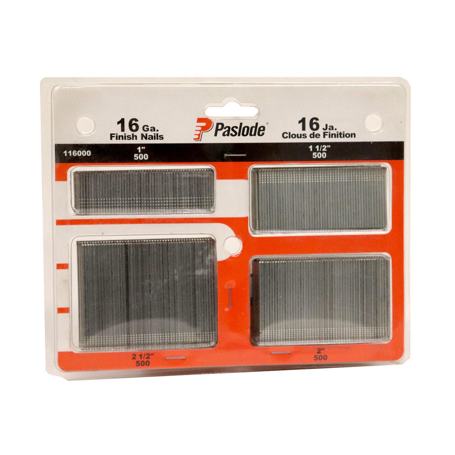 16 Gauge Finishing Nail-4 x 500 Multi Pack